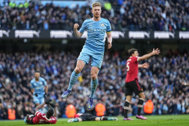 开云体育入口-【英超】德布劳内2射1传，桑乔破门，曼城4比1曼联